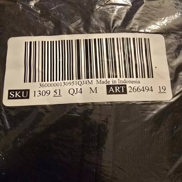 Victoria's Secret SEALED! NWT! Cotton Fleece Full Zip Hoodie in Black. Sz Md. - Picture 5 of 8